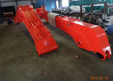 Extension de Dipper d'excavatrice de couleur rouge 3210 millimètres de taille de pli avec le cylindre de bâton
