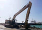 Bras d'extension d'excavatrice de 20 mètres 3400 millimètres de pli de taille de but de dragage résistant de travail