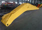 Couleur jaune Q345B Q690D de Boom Stick Max Reach Cut Depth 16m d'excavatrice de KOMATSU