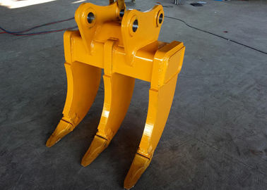 But matériel multi jaune de KOMATSU PC200 Recyling de jambe de jambe du seau trois de ripper