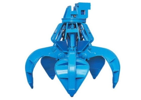 Excavateur Rotation Orange Peel Grab Bucket avec haute performance 5pcs cylindre hydraulique