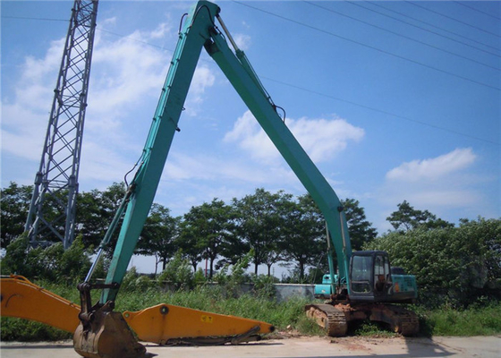 Longue portée et bras pour les excavatrices à rampe